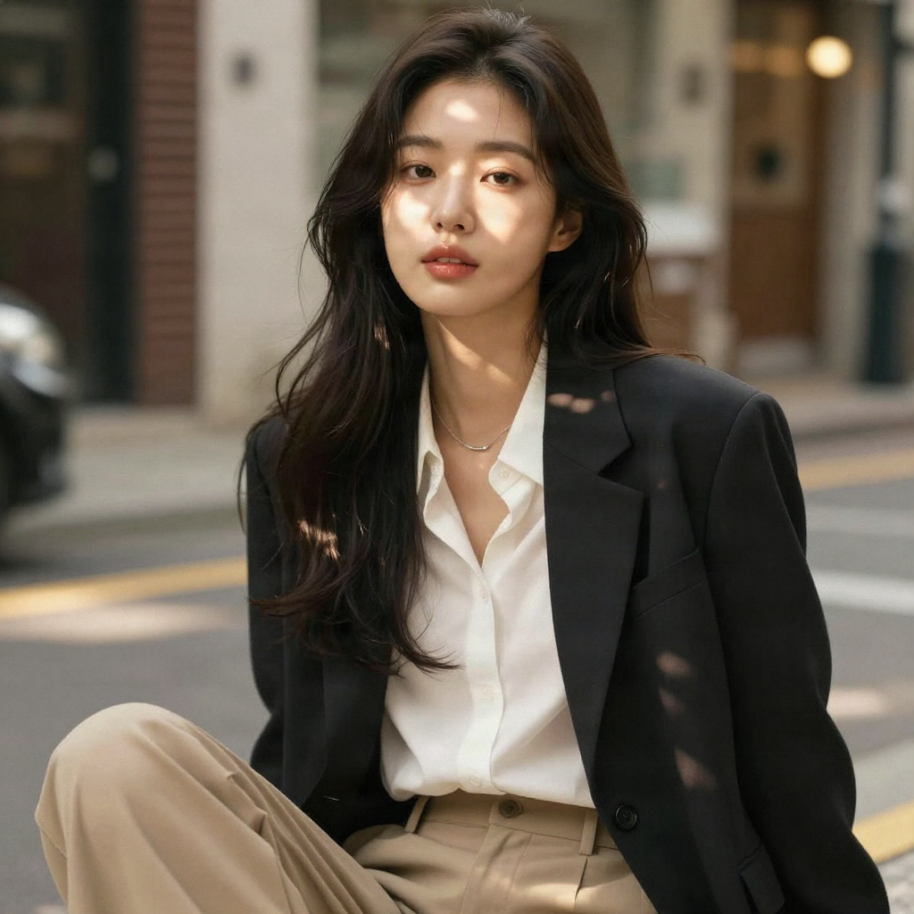 AI 생성 결과 - 20대 한국 여성 포트레이트